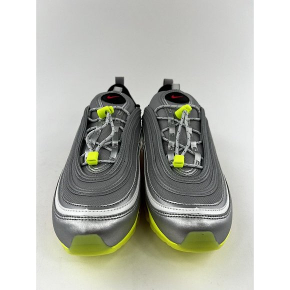 Nike Air Max 97 Silver Volt GS Youth Sneakers Shoes 4Y-7Y Green NO SHOE BOX - Picture 10 of 11